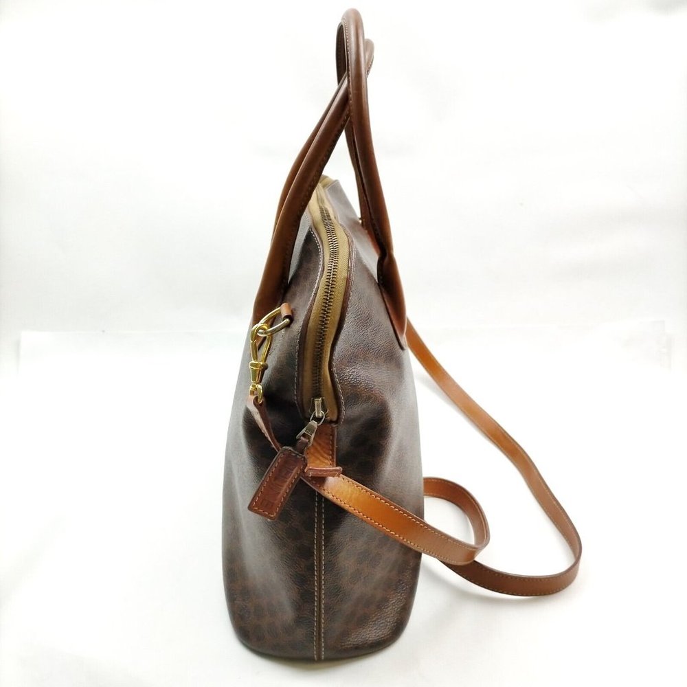CELINE Hand Bag Brown PVC - Picture 3 of 9
